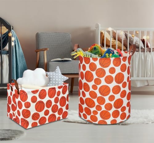 NTAOHAMPER Kids Laundry Hamper, Baseball laundry Basket, Baby Boy Nursery Hamper - Image 3