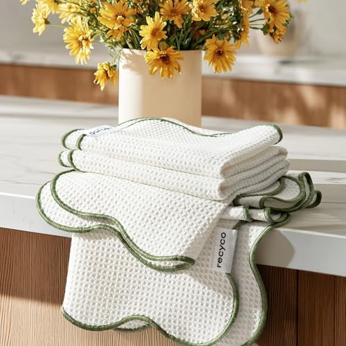 RECYCO Waffle Kitchen Towel Set of 2 by RECYCOHOMECOLLECTION