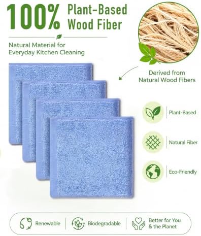 COOLMI Kitchen Dish Cloths, Easy-Rinse Dish Towels - Image 3