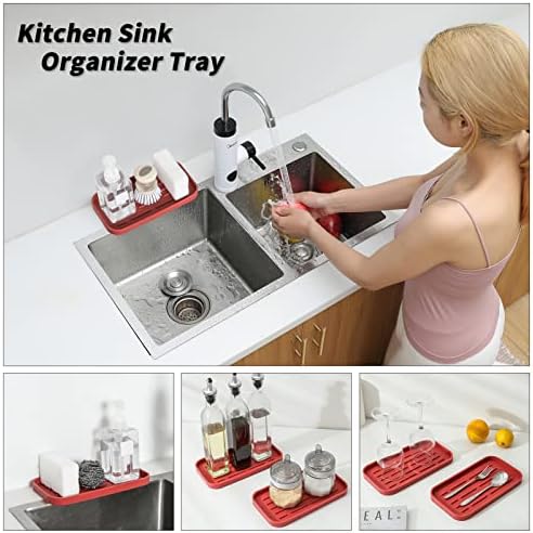MicoYang Silicone Kitchen Sink Organizer Tray - Image 3