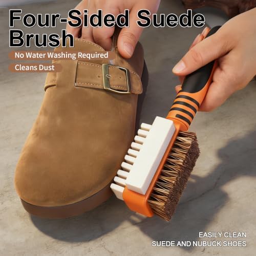 Suede&Nubuck 4-Way Leather Brush Cleaner Suede Brush - Image 2