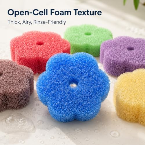 Scrub Flower Temperature-Sensitive Non-Scratch Dish Sponges - Image 4