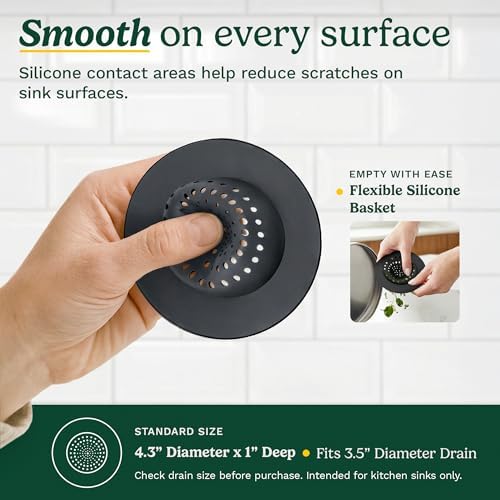Cuisinart Sink Drain Strainer & Suction Cup Sponge Holder, 2-Piece Set - Image 5