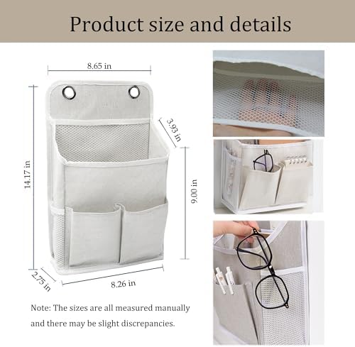2-Pack Hanging Storage Organizer, Over The Door Hanging Bags/Wall Baskets - Image 2