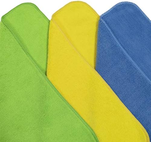 POLYTE 300 GSM Multipurpose Microfiber Cleaning Towel, 16x16 in, 36 Pack - Image 2