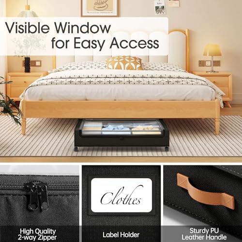 Yecaye 4 Pack Under Bed Storage - Image 6