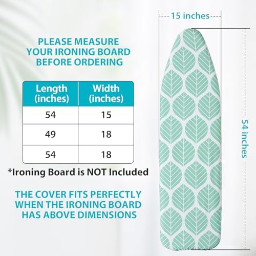 Seiritex Ironing Board Cover and Pad, Standard Size 15 x 54, Thick Padding - Image 5