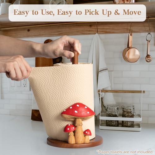 Mushroom Paper Towel Holder - Image 3
