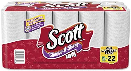 Scott 36371 Choose-A-Sheet Mega Roll Paper Towels, 102 per Roll by Unknown