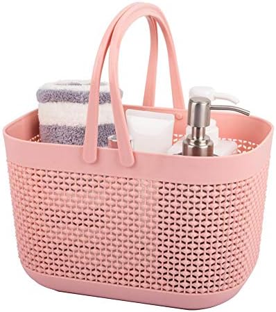 Plastic Portable Shower Caddy Basket, Storage Organizer by UUJOLY