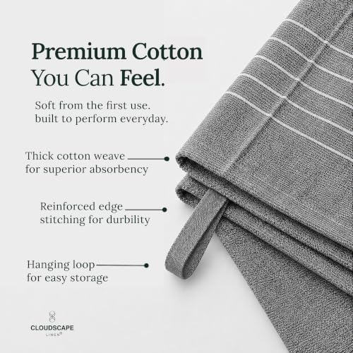 CLOUDSCAPE Kitchen Towels Cotton - Image 2