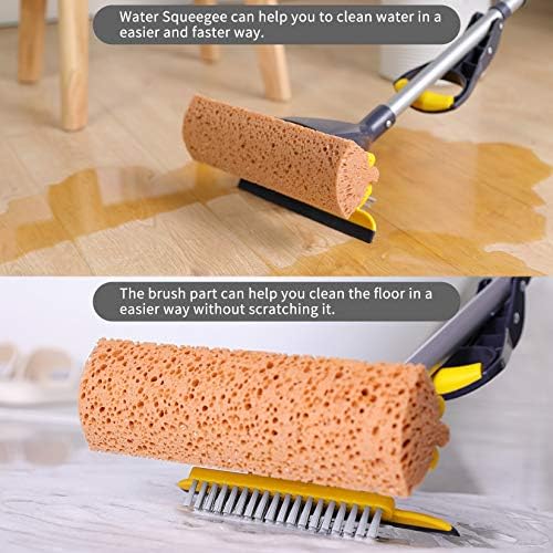Yocada Sponge Mop Home Commercial Use Tile Floor Bathroom Garage Cleaning - Image 4