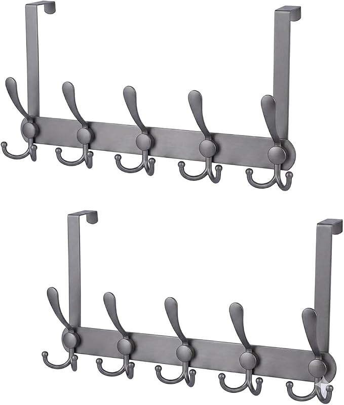 Over The Door Hooks, Heavy Duty Door Hanger by ENCOZY