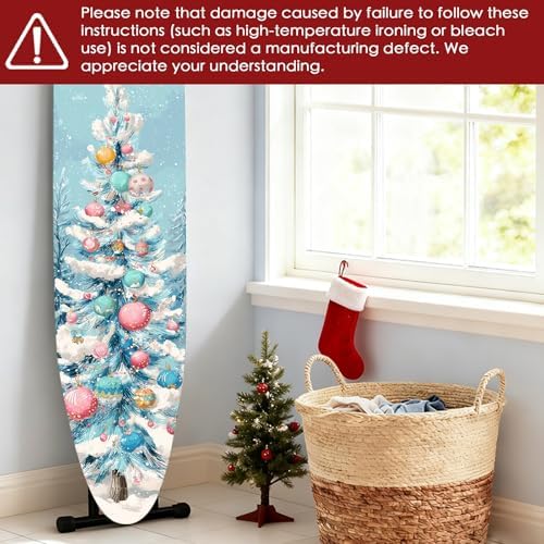 Nuxovilar Snowy Winter Tree Ironing Board Cover 15x54 Polyester - Image 6