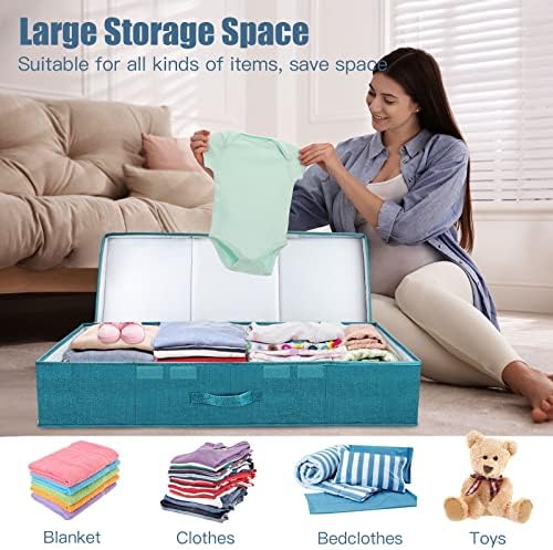 Supowin 2Pack Large Underbed Storage Containers Bin - Image 5