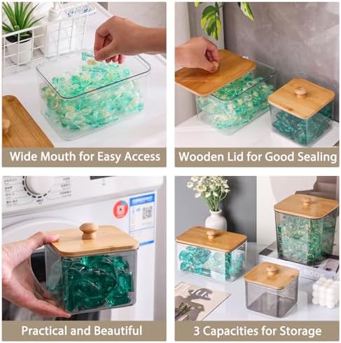 4 Pack Laundry Pods Container, Scoops & Labels - Image 6