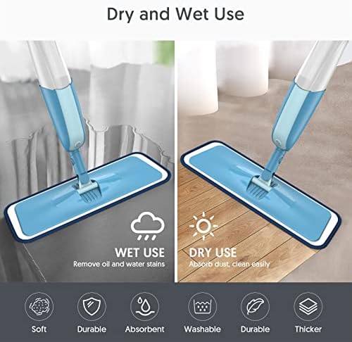 Washable Microfiber Mop Pads for Swiffer PowerMop: Wet Mop Refills 7 Pack - Image 5