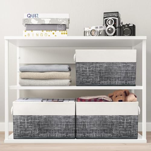 Fab totes Storage Bins 3-Pack, Foldable Storage Baskets - Image 6