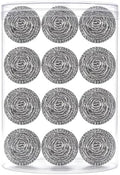 12Pcs Steel Wool Scrubber Pads for Cleaning Dishes, Sinks by Carrie+Joe