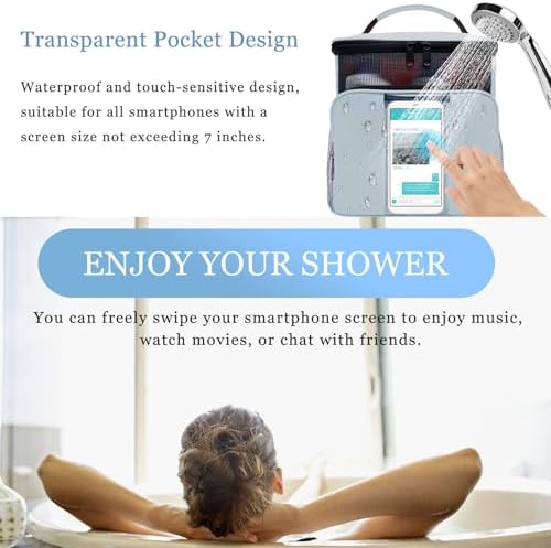 Dorm Room Essentials for College Students Girls Boys Guys, Shower Caddy - Image 5