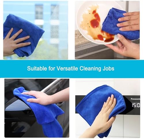 Premium Microfiber Cleaning Cloths, Ultra Absorbent Lint-Free Towels - Image 6
