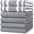 Homaxy Cotton 380 GSM Premium Kitchen Towels, 6 Pack by Homaxy