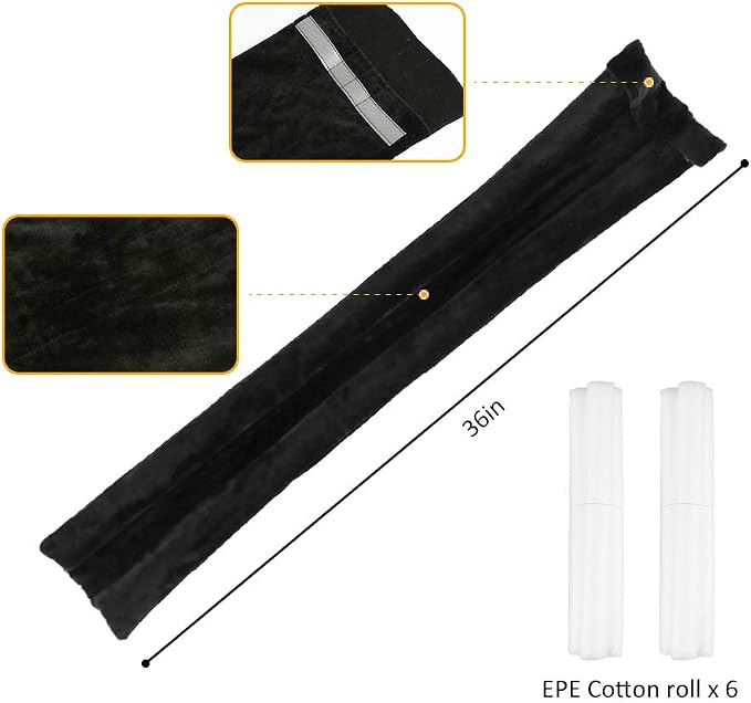 36 Inch Under Door Stopper, Door Noise Blocker | Double Sided Door Stopper - Image 2