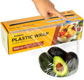 Katbite Plastic Wrap with Slide Cutter, 12 in x 1200 sq ft Cling Wrap by katbite