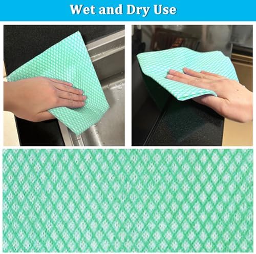 Disposable Dish Cloths, Large Absorbent Cleaning Towels - Image 5