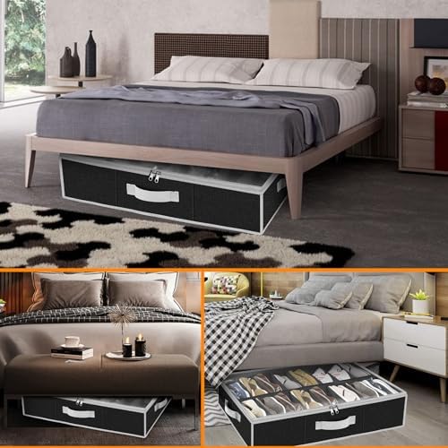 homyfort Under the Bed Shoe Storage Organizer - Image 4