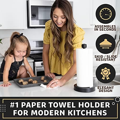 Heavy-Duty Stainless Steel Paper Towel Holder - Image 2