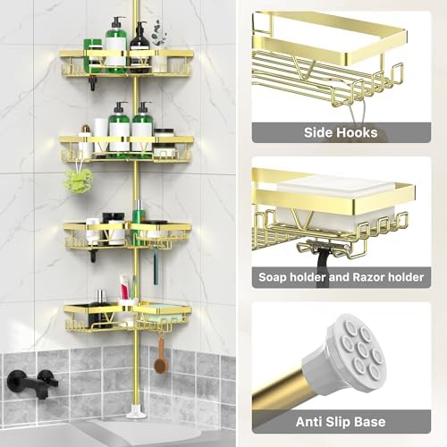 DAOYA Shower Caddy Tension Pole - Image 5