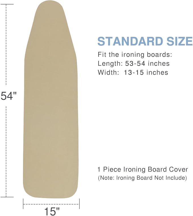 VividPaw Ironing Board Cover and Pad ONLY, Standard Size 15x54, Thick Padding - Image 4