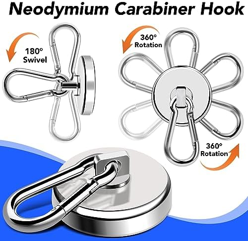 LOVIMAG Magnetic Hooks 200 LBS Strong Magnets Cruise 2Pack Magnet - Image 5