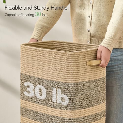 Nunsino Laundry Hamper, Laundry Basket - Image 5