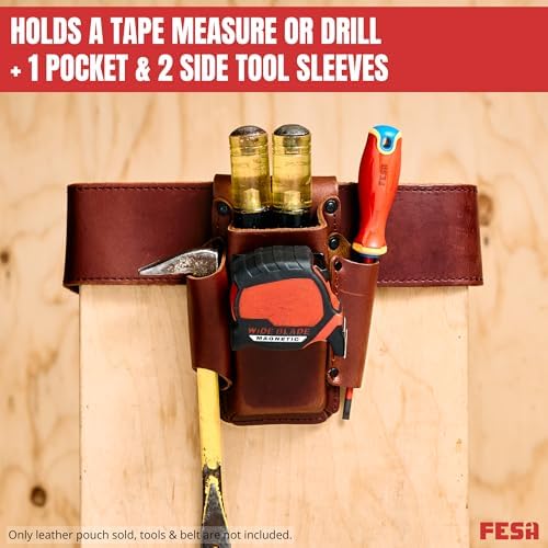 FESA Small Leather Tool Pouch - Image 3