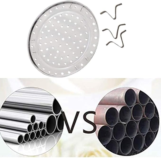 Steaming Rack Household Stainless Steel Cooking Ware Thickened Steaming Rack Stand (6in)