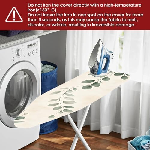 Nuxovilar Eucalyptus Leaves Ironing Board Cover 15x54 Polyester - Image 6