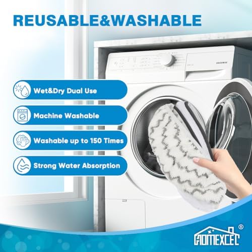 HOMEXCEL Steam Mop Replacement Pads Compatible - Image 7