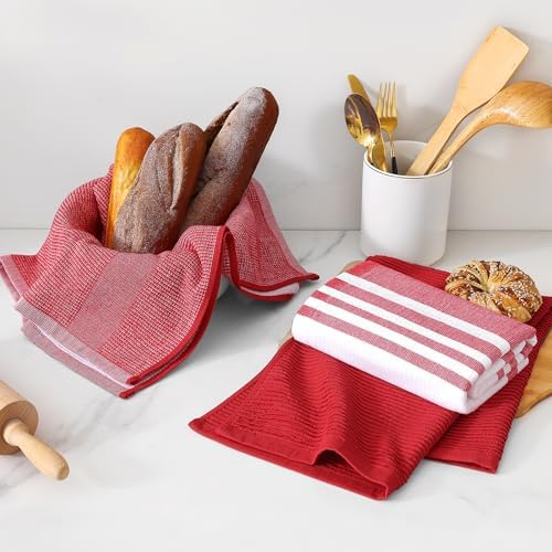 Homaxy Cotton 380 GSM Premium Kitchen Towels, 12 Pack - Image 6