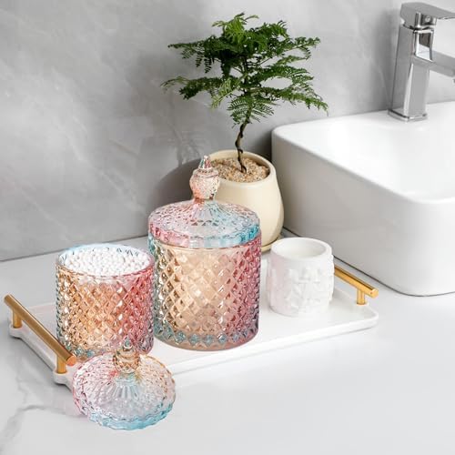 2 Pack Qtip Holder Apothecary Jars - Image 2