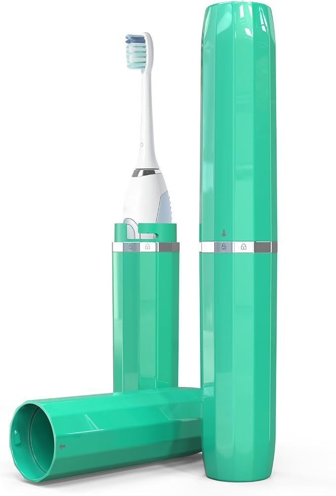 Long Ventilated Electric Toothbrush Travel Case, Portable Holder, Fits Most by Unknown