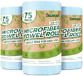 Microfiber Cleaning Cloths Roll 225 Pack 12x12 Inch Lint Free by SOOWASH