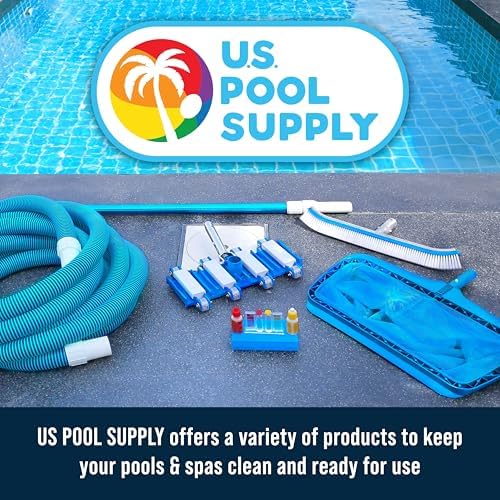 U.S. Pool Supply Hand-Held Pool Scrub Brush, 2 Pack, Surface Scrubbing Pad - Image 6