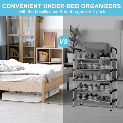 Under Bed Shoe Storage Organizer - Image 6