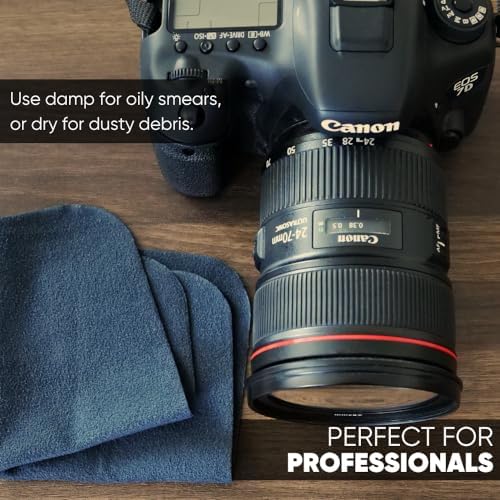 Premium Lens Glasses Cleaning Cloth by Microfiber Wholesale | Gray | 6”x6” | - Image 5