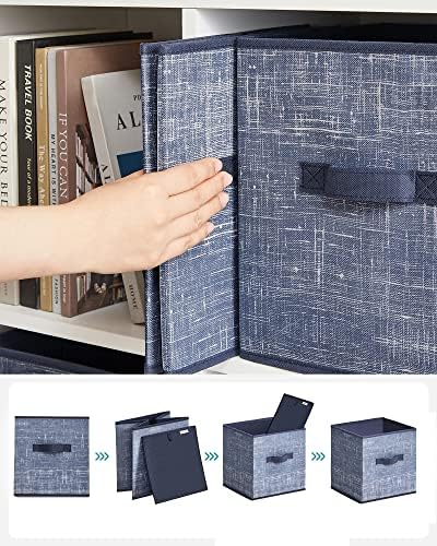 SONGMICS Storage Cubes, 11-Inch Foldable Closet Organizers - Image 6