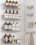 8 Pack Adhesive Rustproof Shower Caddy by Unknown