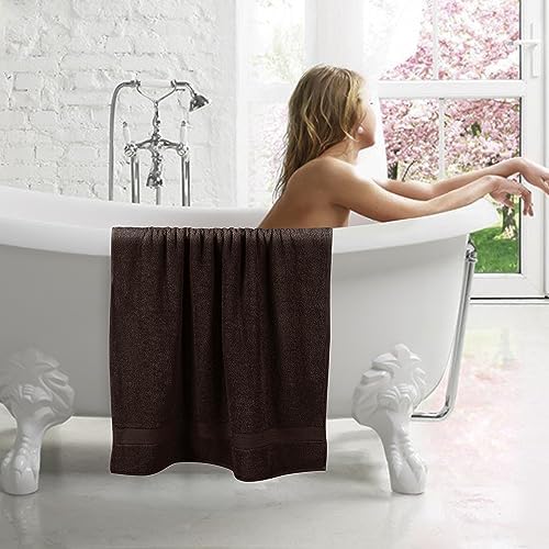 GLAMBURG 700 GSM Premium 2-Pack Oversized Extra Large Bath Sheet Set - Image 4
