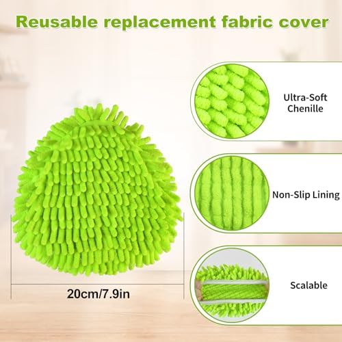 Mop Head Replacement for Ocedar EasyWring 1 Tank System, Chenille Mop Heads for - Image 2